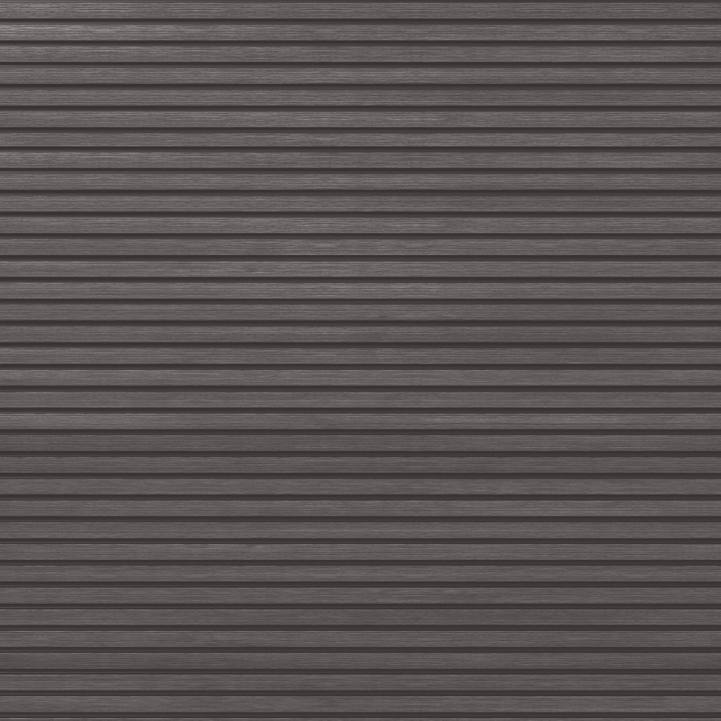 Argent (Anthracite) - Slatted Composite Cladding Panels - Board Width 120mm (SAMPLE)