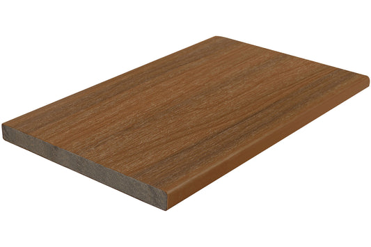 Ultrashield Naturale Composite Fascia Deck Board / Decking Trim - 3600mm x 180mm x 15mm Teak - Composite Decking Company