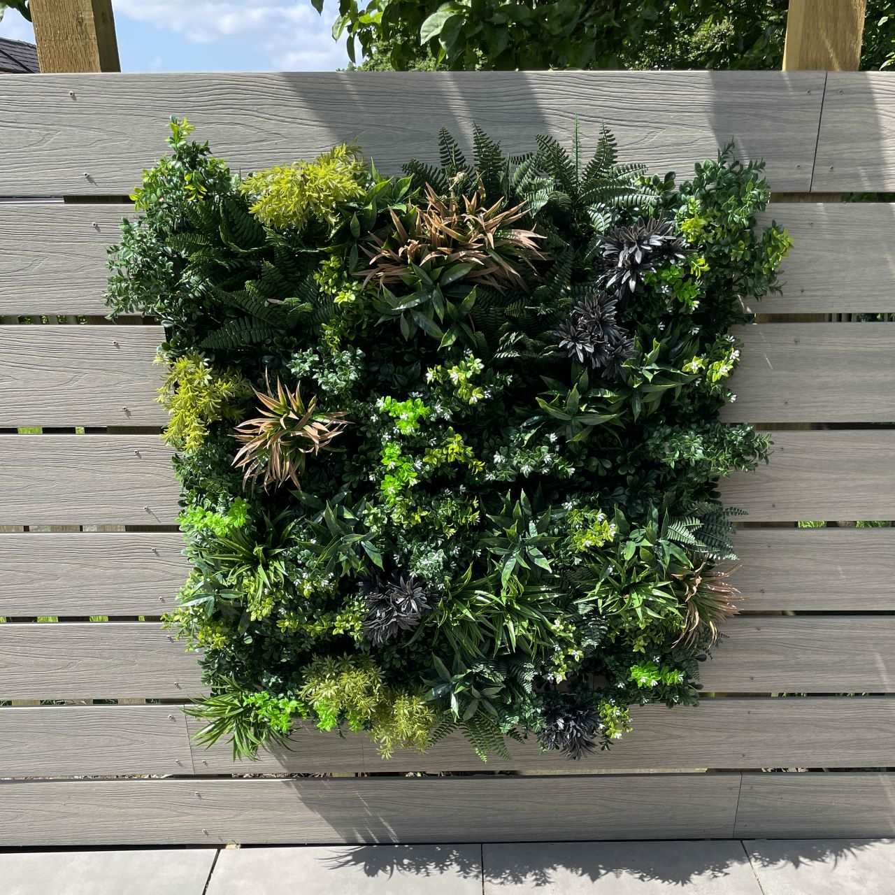 Luxe Leaf UV Resistant Green Wall panel - Composite Decking Company