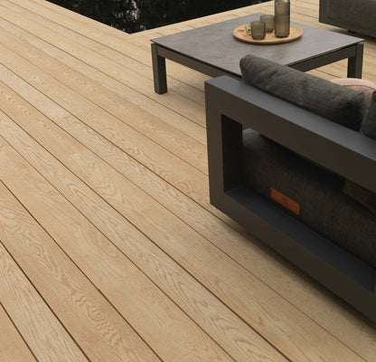 Millboard Enhanced Grain Ashwood Decking 3600mm x 176mm x 32mm *NEW* - Composite Decking Company