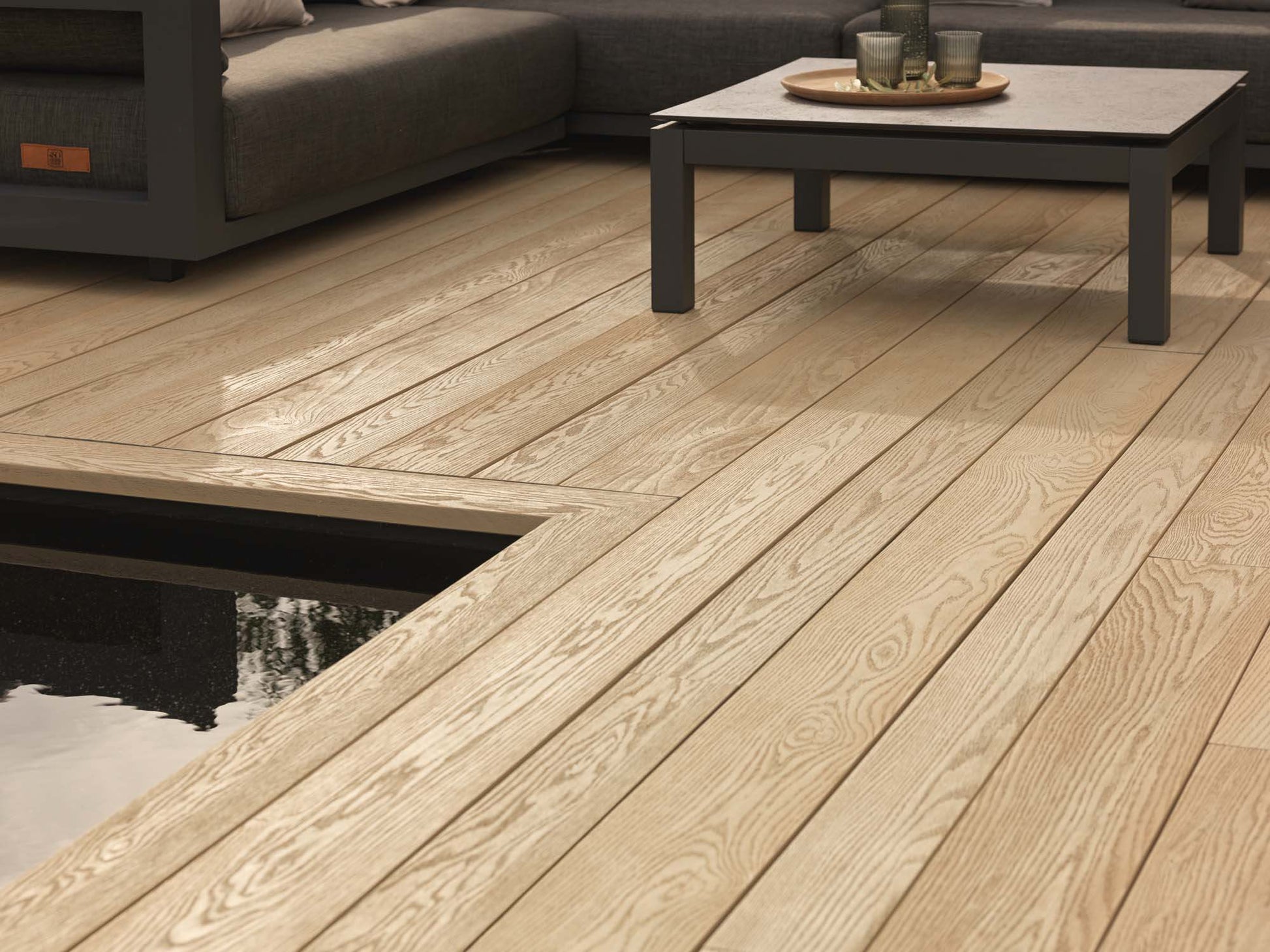 Millboard Enhanced Grain Ashwood Decking 3600mm x 176mm x 32mm *NEW* - Composite Decking Company