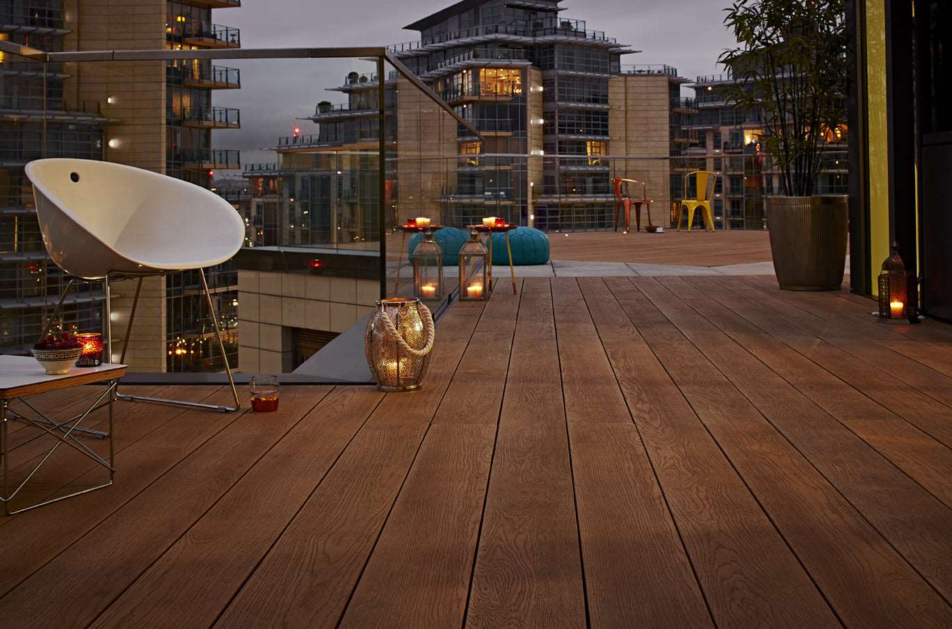 Millboard Enhanced Grain Coppered Oak Decking 3600mm x 176mm x 32mm - Composite Decking Company