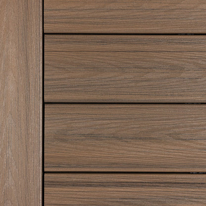 Brown Venture Composite Decking Board 4880mm Length