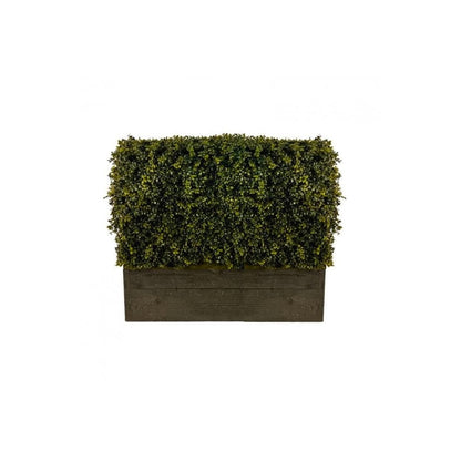 Instant Artificial English Boxwood Hedge Boxes - Composite Decking Company